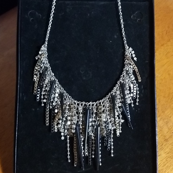 Adia Kibur spike and chain necklace - Picture 3 of 4